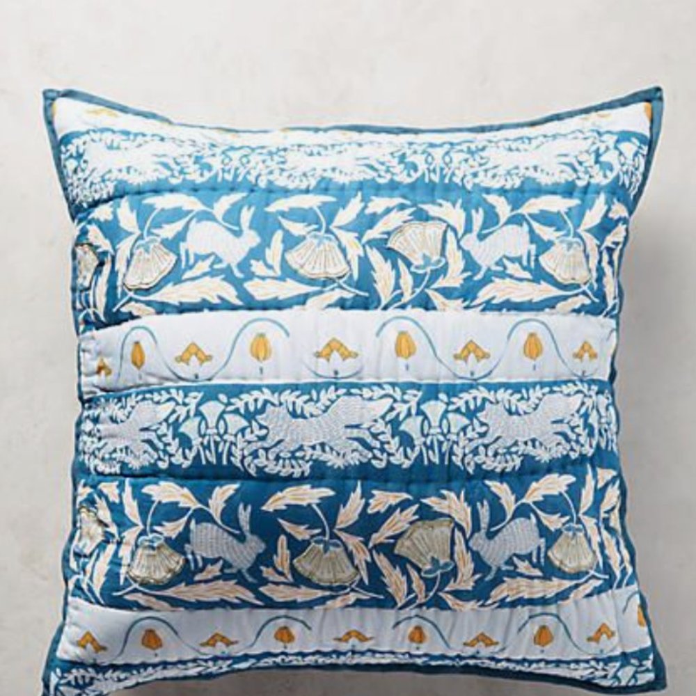 Anthropologie Paravel Euro Sham x2